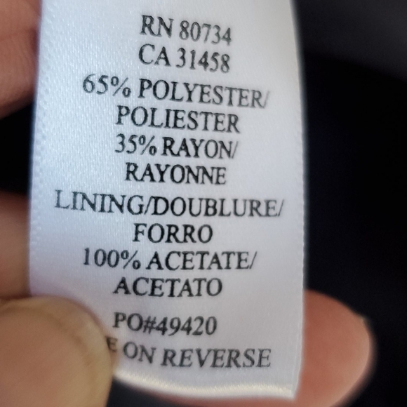 To The Max Grey Plaid career Jacket Small - Picture 6 of 7